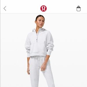 LuluLemon Scuba Hoodie - Light grey M/L